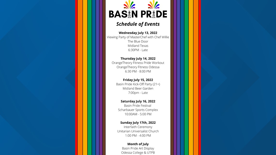 Basin Pride releases 2022 calendar of events | newswest9.com Basin Pride releases 2022 calendar of events | newswest9.com