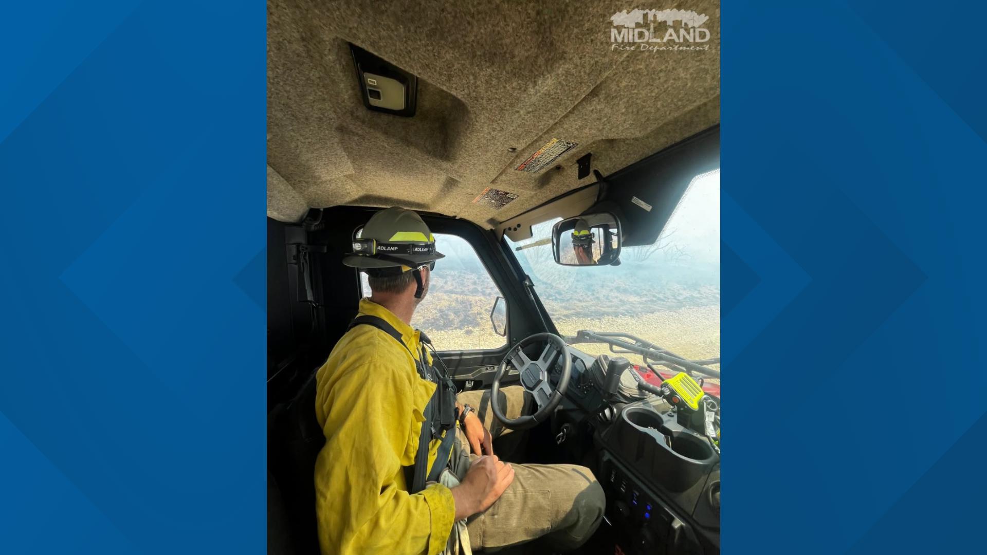 Midland fire personnel aid in Ross Fire response in North Texas