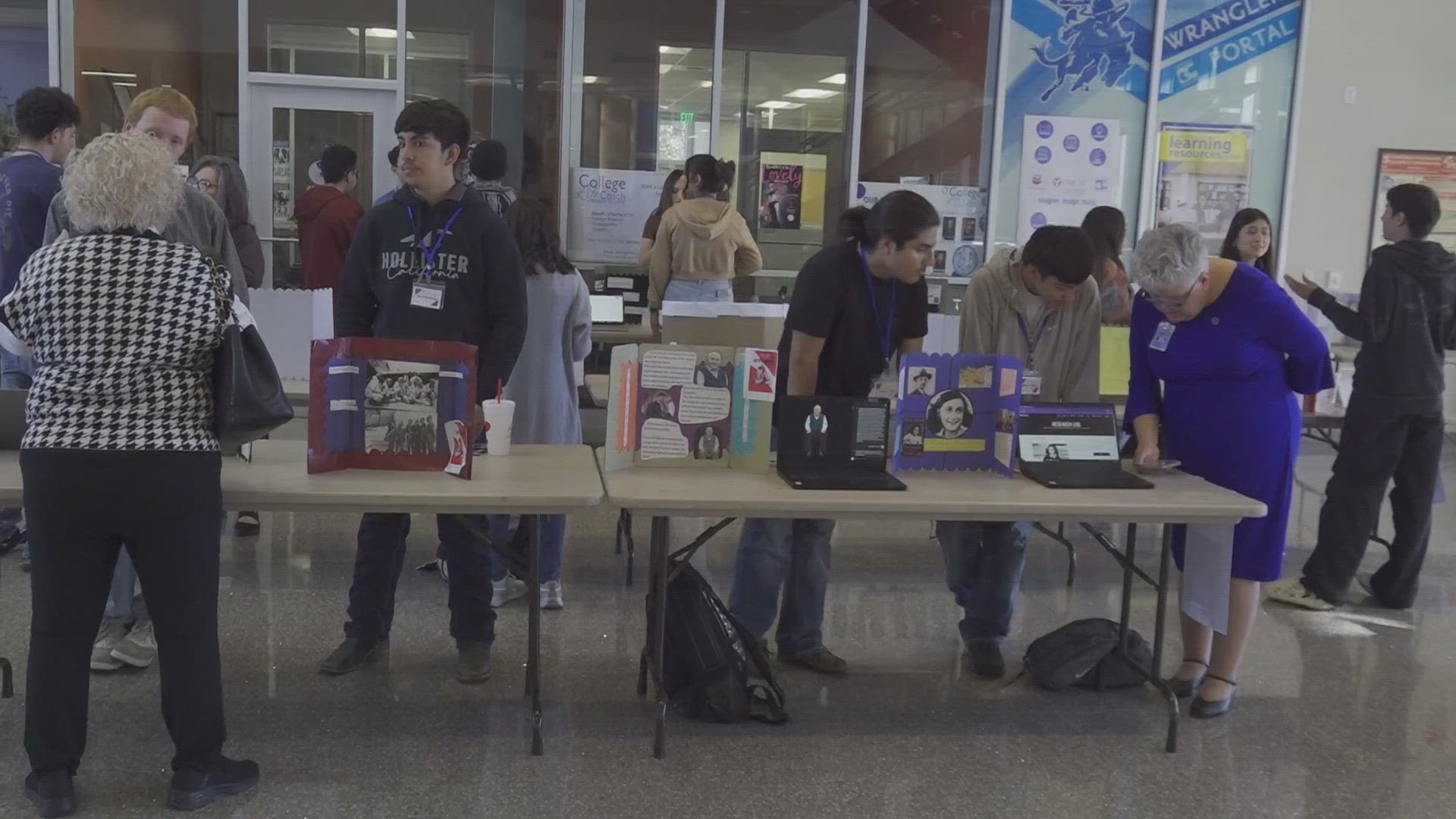 Technology students at Odessa College were spreading awareness on big milestones in American history Friday.