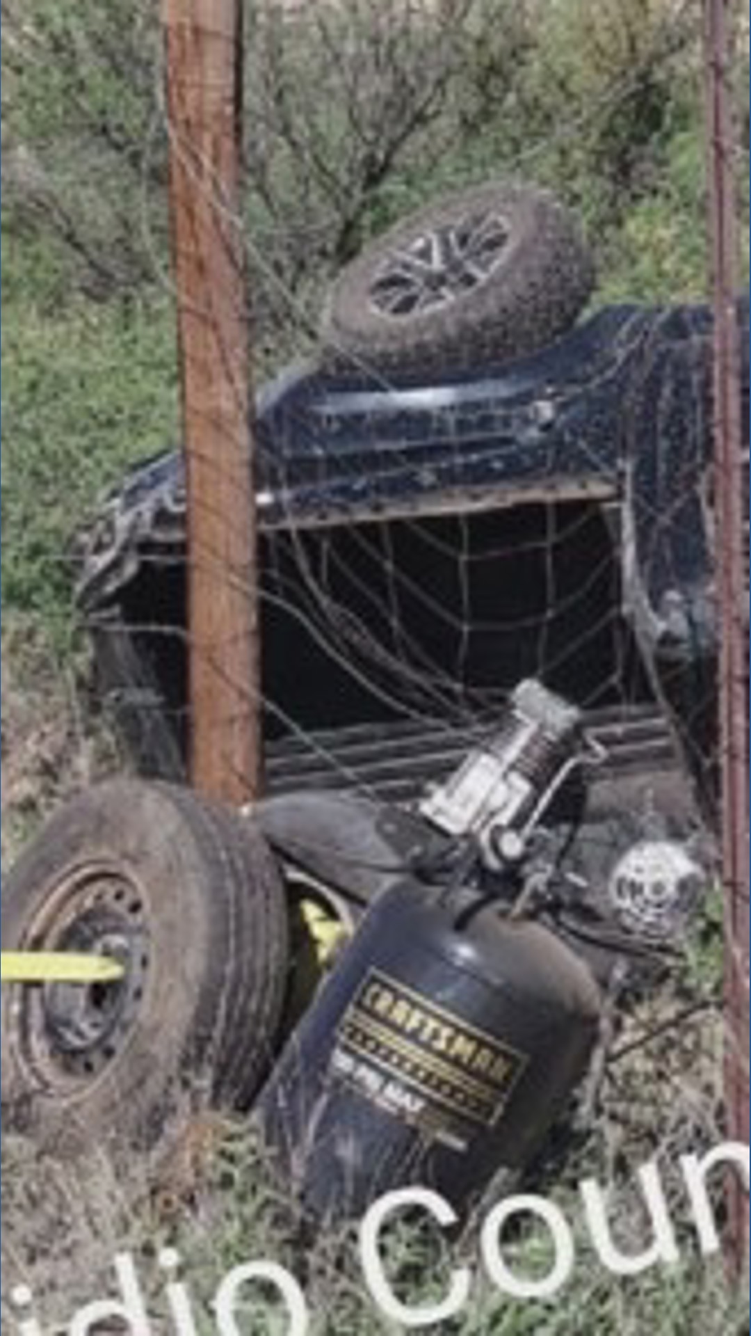 Driver walks away with minor injuries after two-vehicle rollover ...
