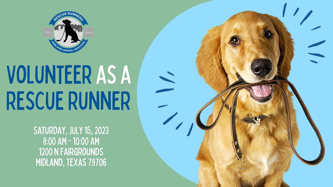 Midland Animal Services to hold Rescue Runner event on July 15 - Vimarsana News