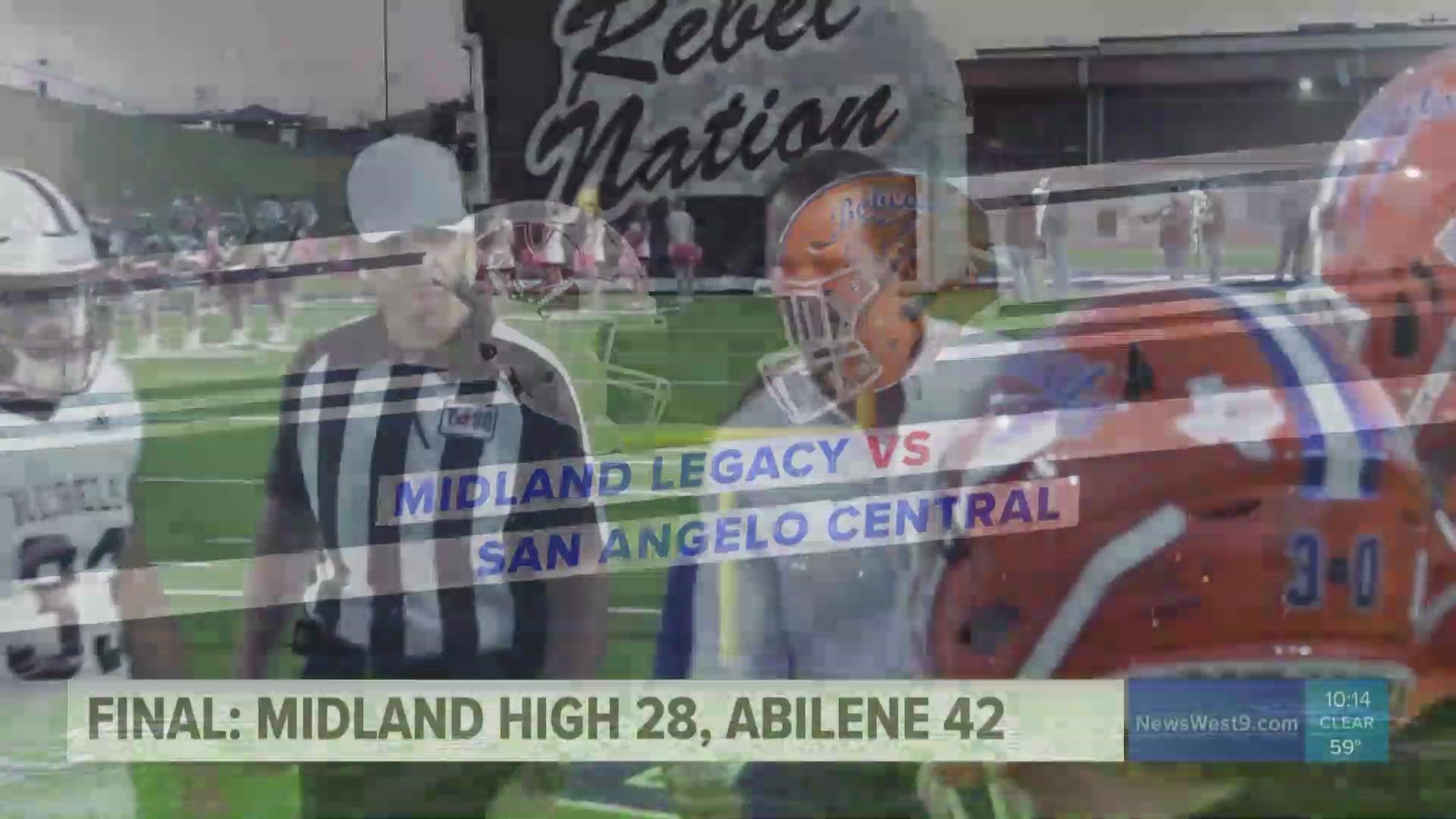 Week 10 | Midland Legacy vs. San Angelo Central