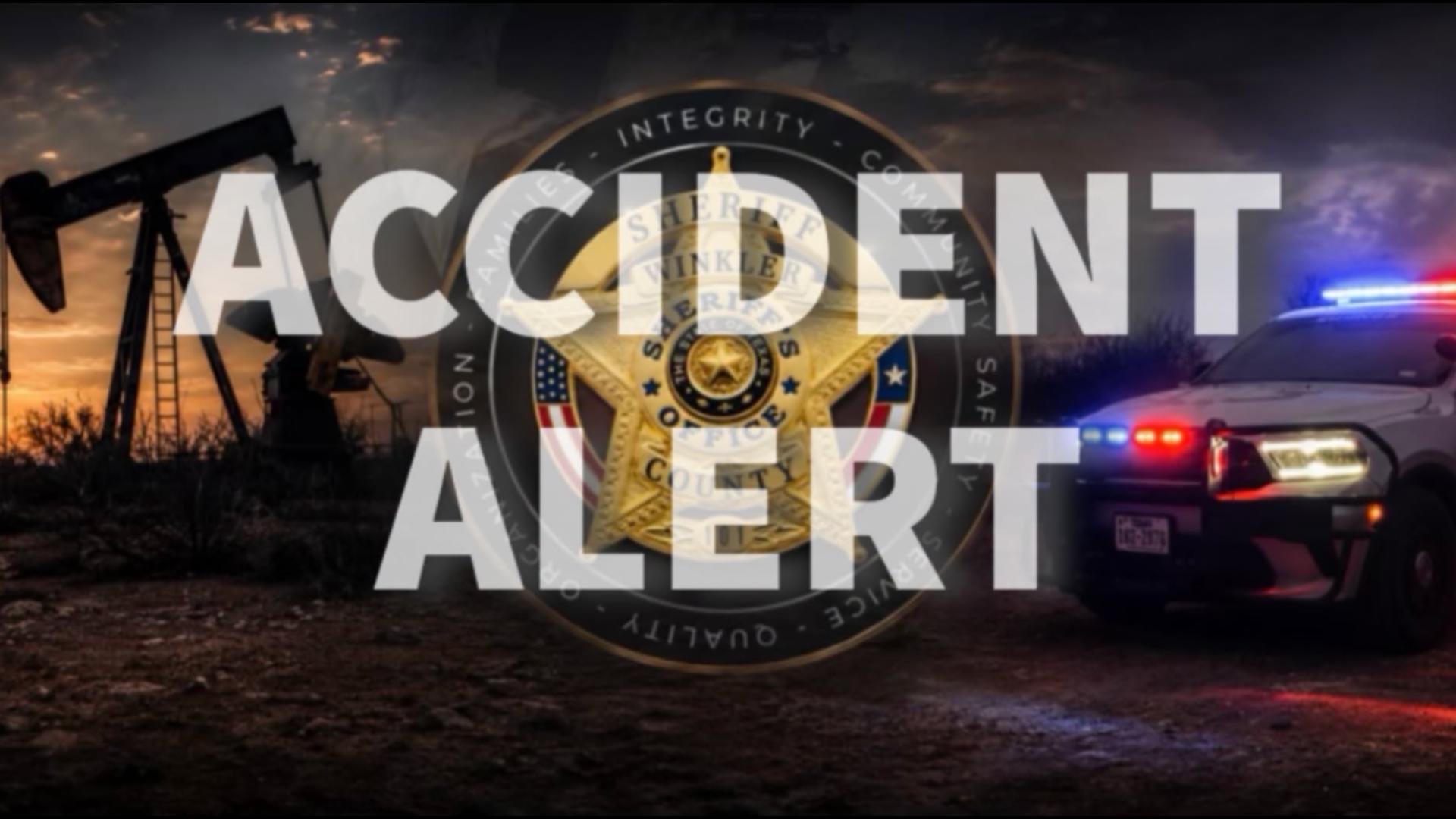 Roadway closed following vehicle rollover in Winkler County