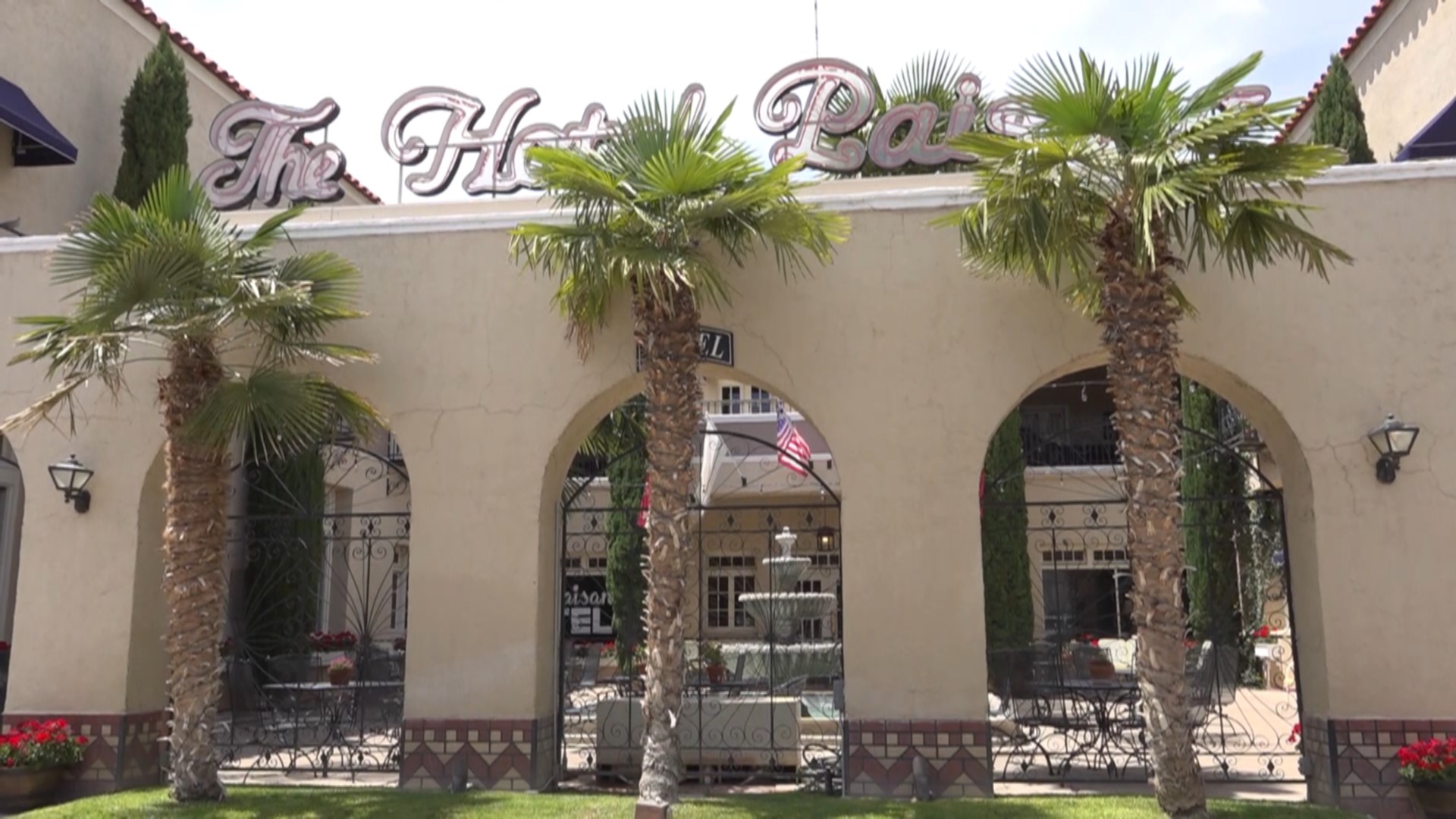 The Hotel Paisano has kept its original look with a few renovations. It's best known for the location where the cast of the 1955 film, Giant, stayed during shooting.