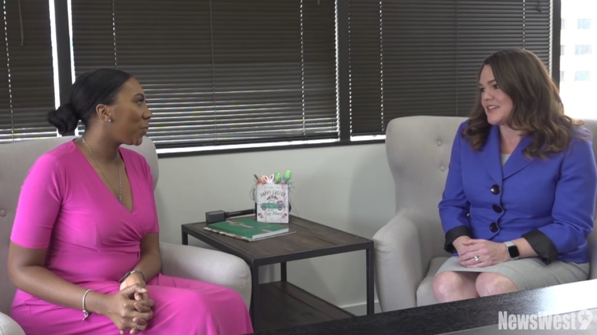 Blong sat down with NewsWest 9 during Women's History Month to discuss being mayor and her influences growing up in Midland.