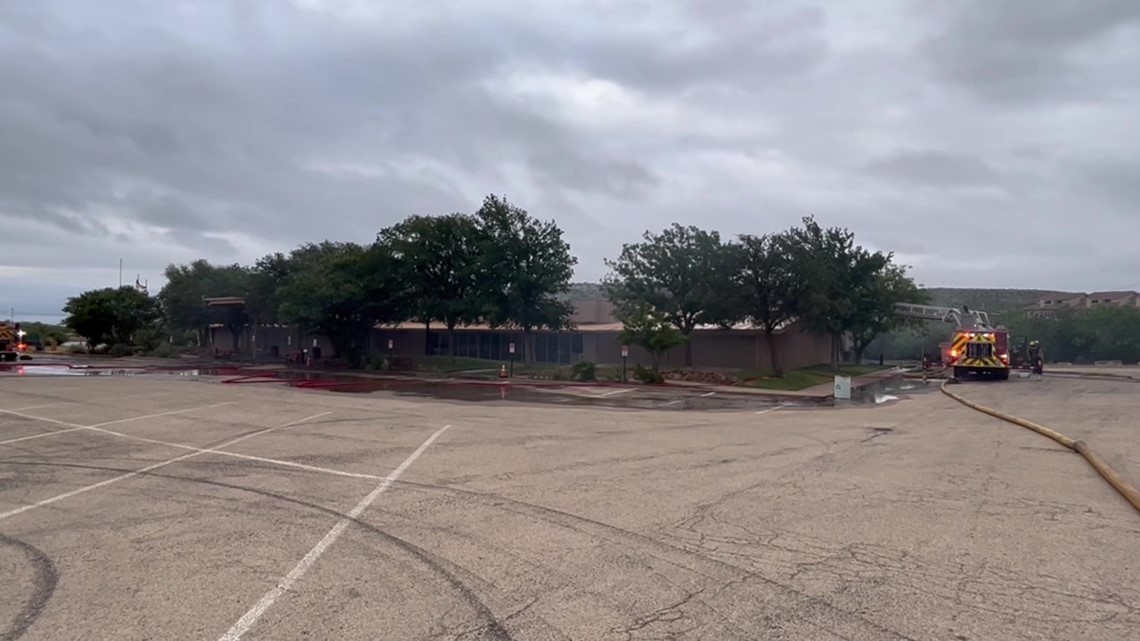 Dora Roberts Community Center caught on fire early Saturday morning