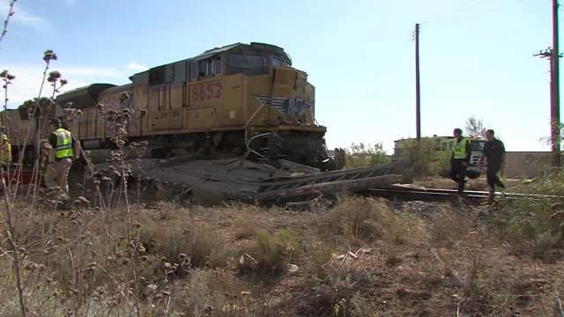 Train Hits Semi Truck in Midland County, No Injuries Reported