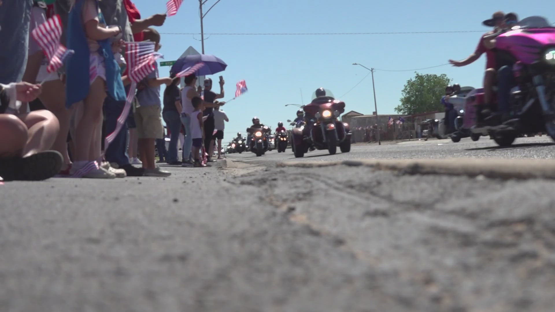 "I really can't explain how amazing this community is coming together for such a big event," said Sergio Robles, an Andrews County veteran memorial board member.