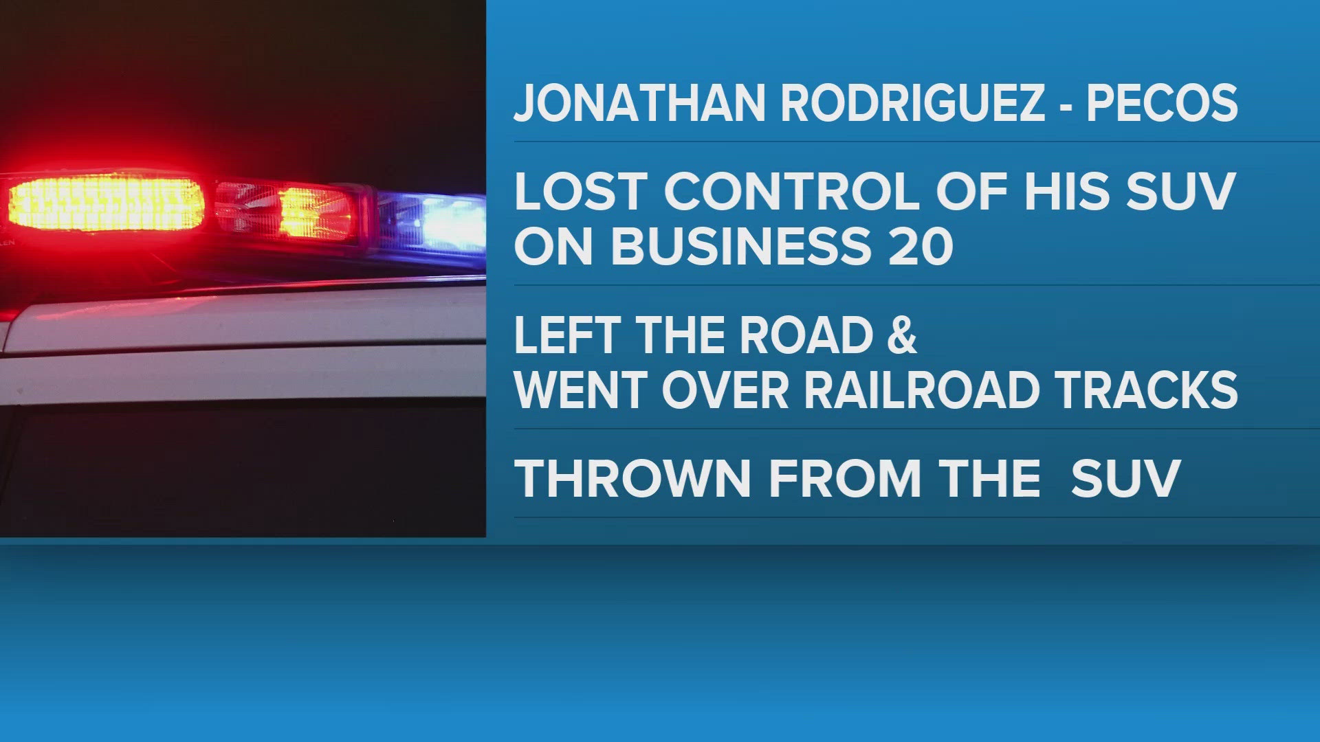 Pecos man dies after being ejected in single-vehicle rollover crash in ...