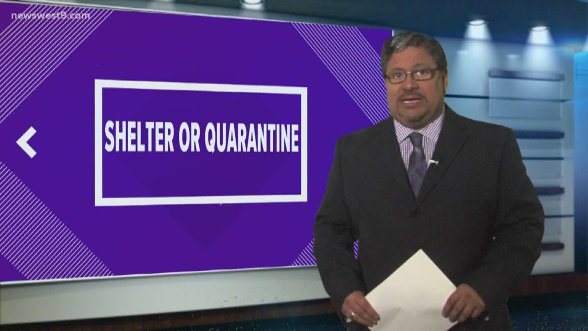 Victor Lopez explains the difference between "shelter in place" and "quarantine"
