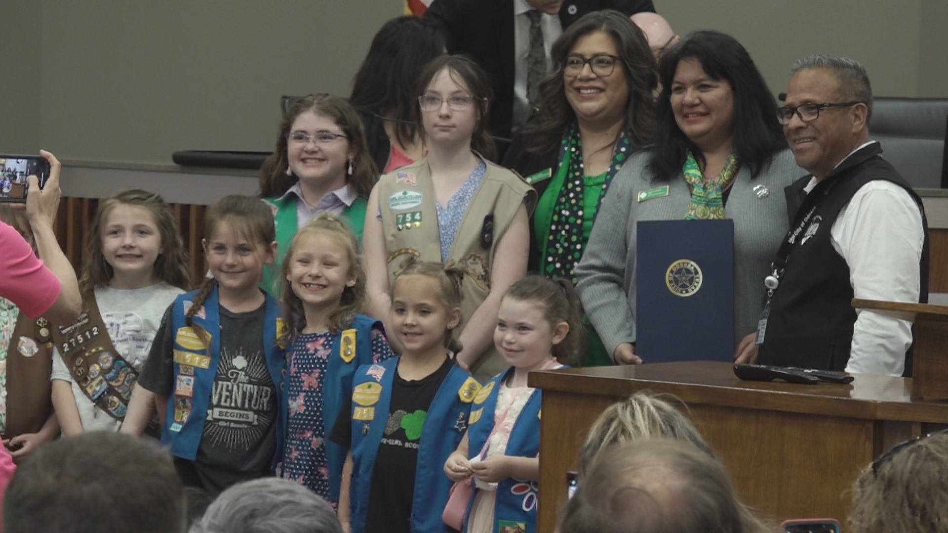The Girl Scouts organization was founded in 1912. The Girl Scouts of the Desert Southwest currently has about 3,000 girls a part of the chapter.