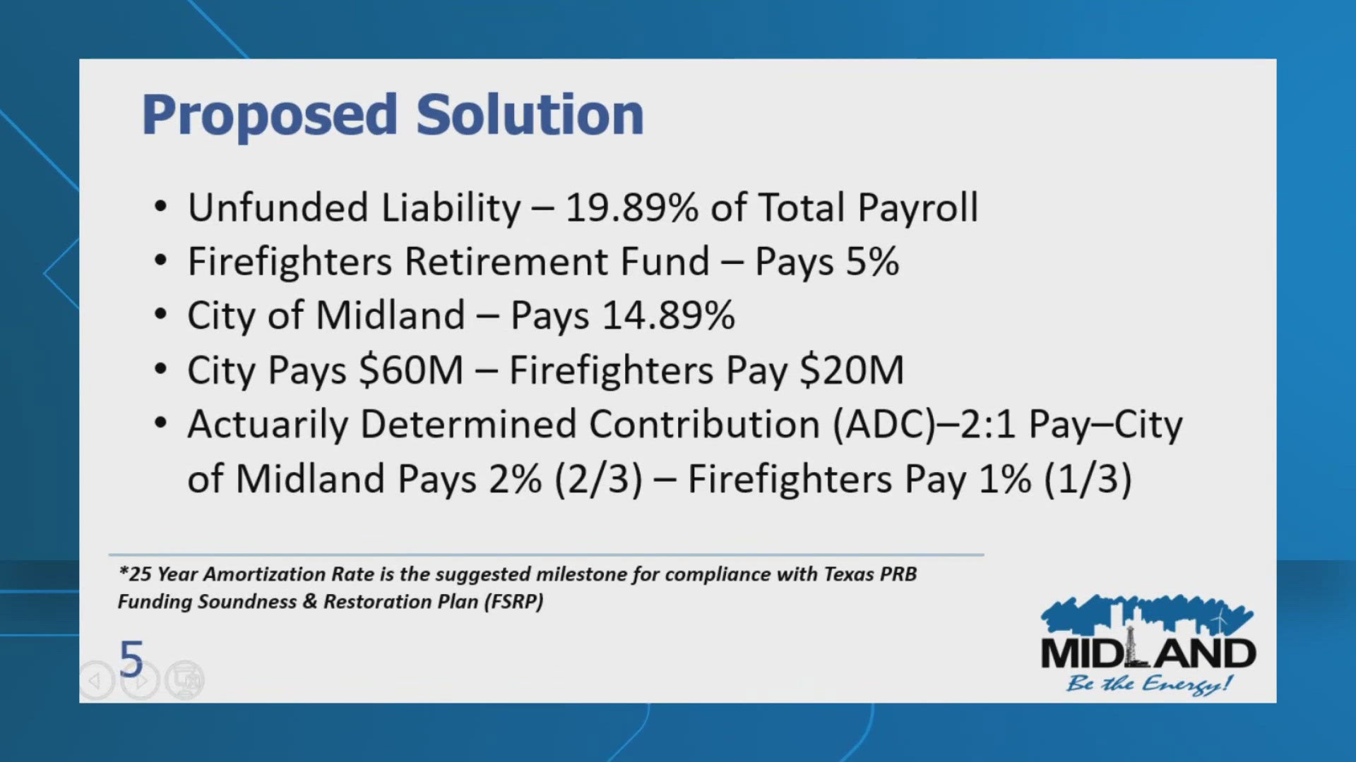 Over the course of several years, the MFRRF is currently underfunded by nearly $109M. The city's latest proposed solution, could end up on the ballot their year.