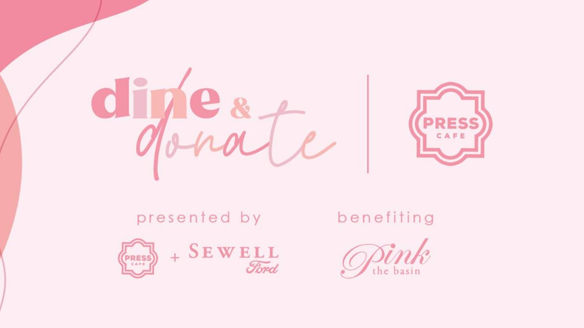 Press Cafe holds Dine and Donate week benefiting Pink the Basin - Vimarsana News