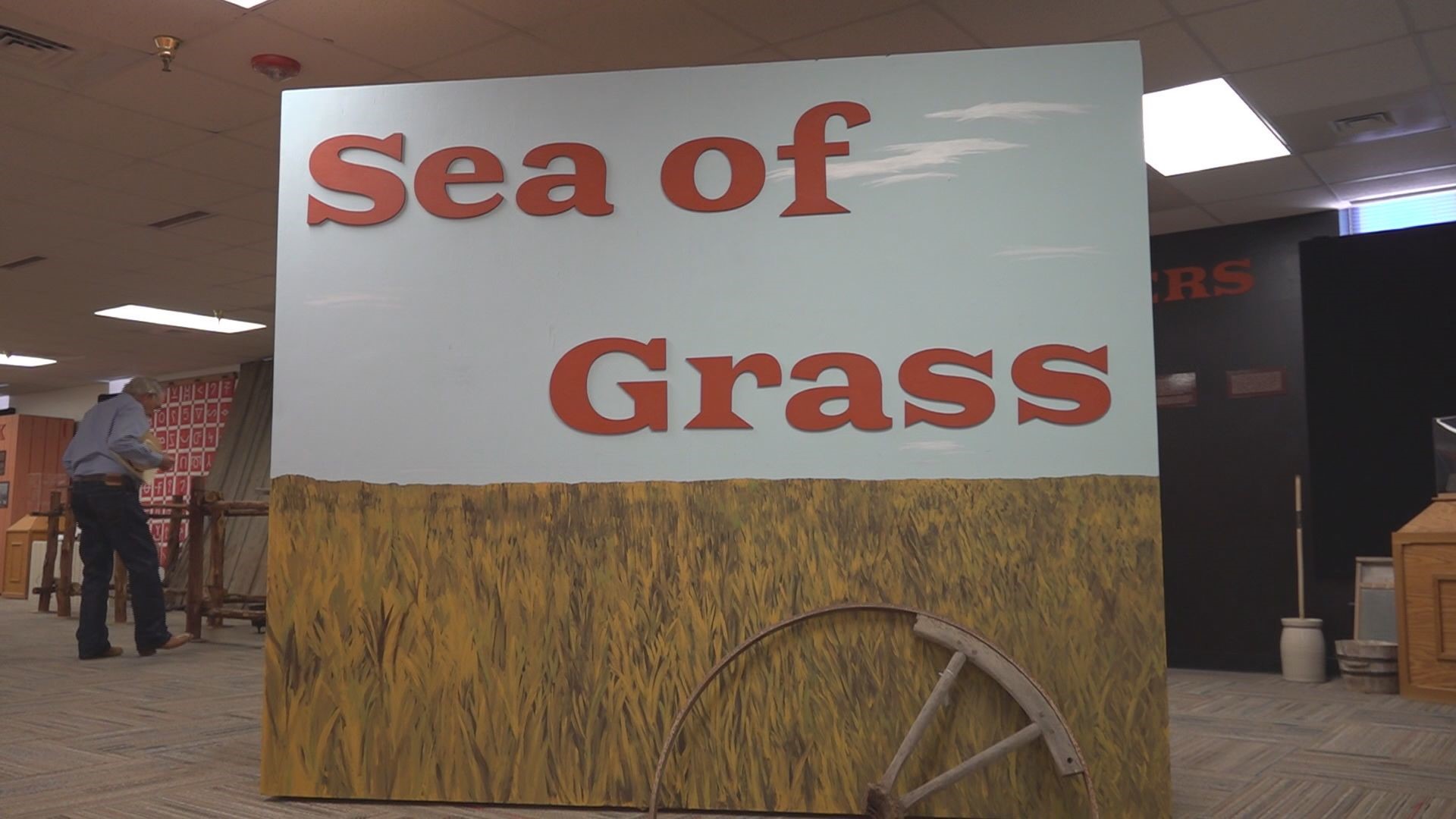 The "Sea of Grass" exhibit covers the years of 1880-1920. This includes the pioneers, ranchers and even the cowboys of early Midland.