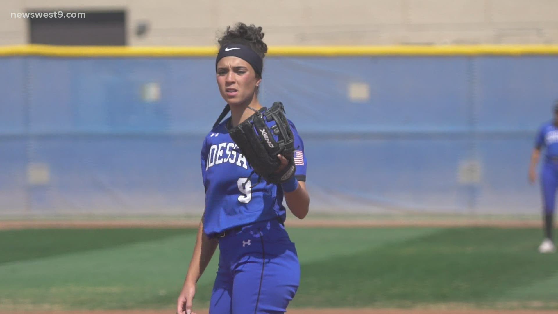 Odessa College was on fire today in their second game of the doubleheader.