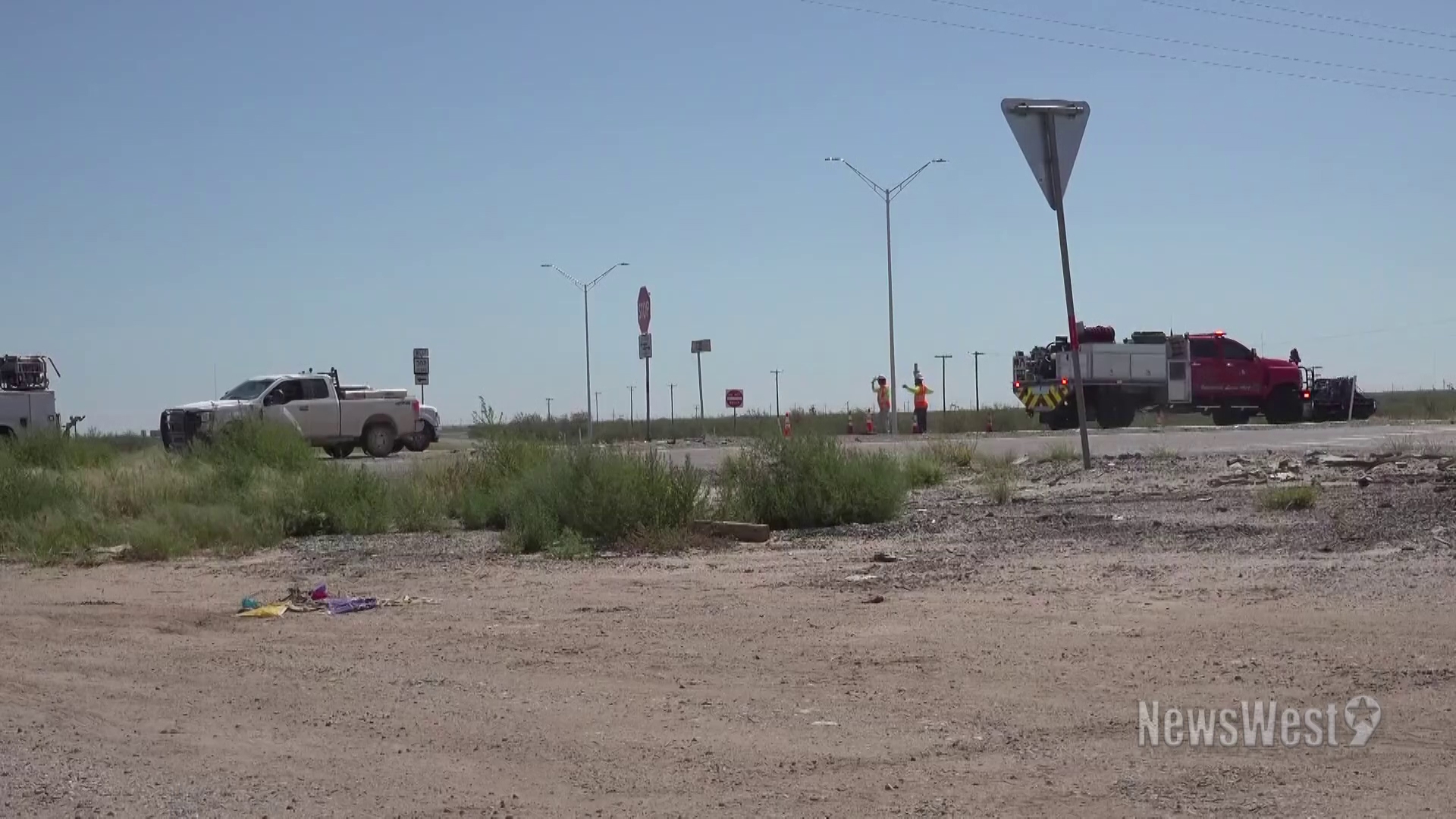 The Texas Department of Public Safety stated Tuesday afternoon that the state trooper was hit by a Cadillac while he was outside of a patrol vehicle.