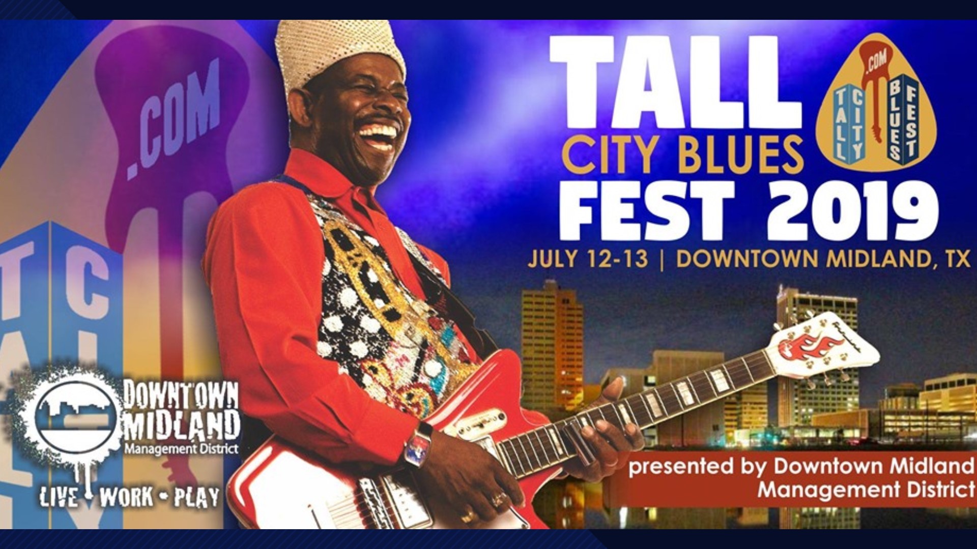 The Tall City Blues Fest is returning to Midland with a lineup of 22 performers.