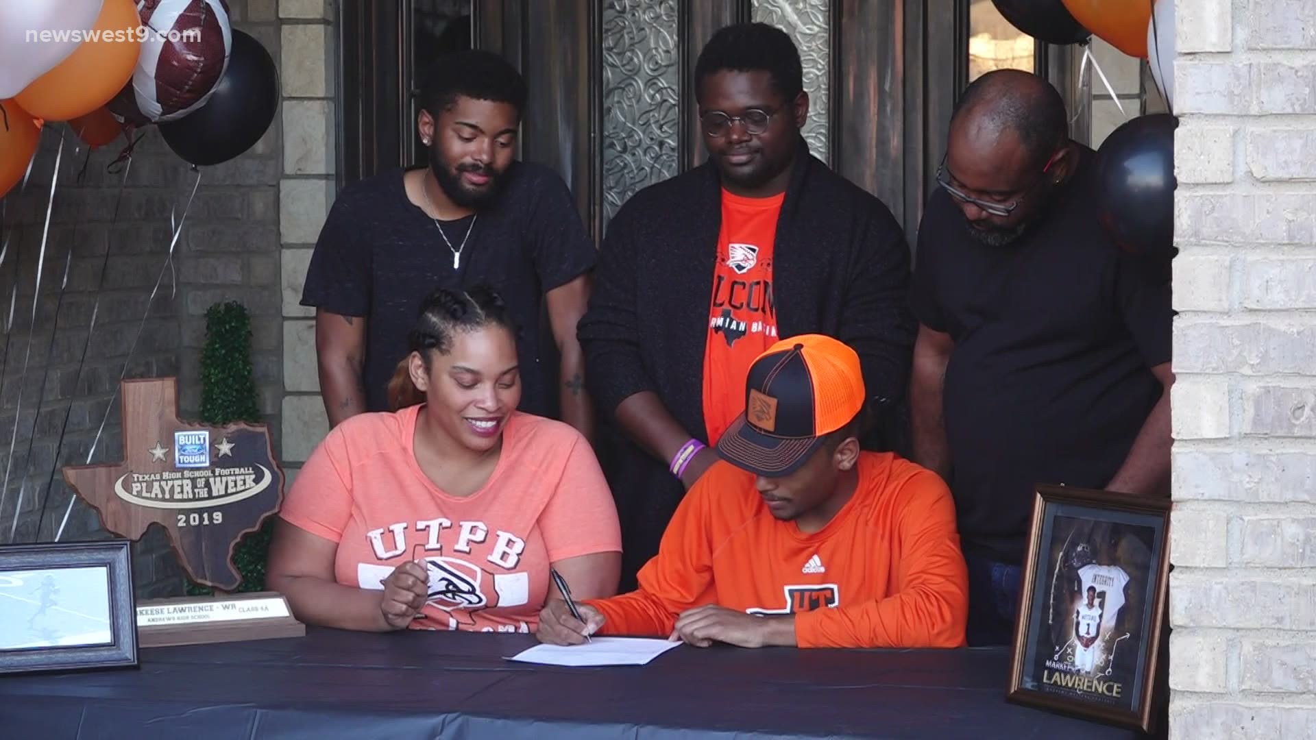 Markeese Lawrence staying at home to go to UTPB