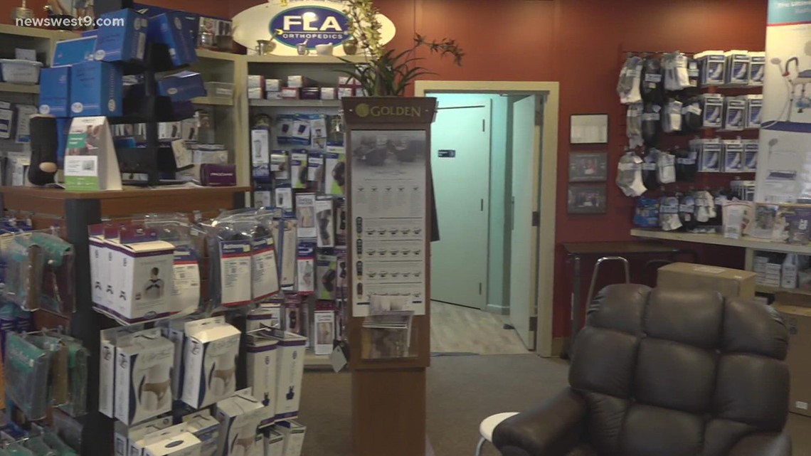 Local medical supply store dealing with medical equipment shortages