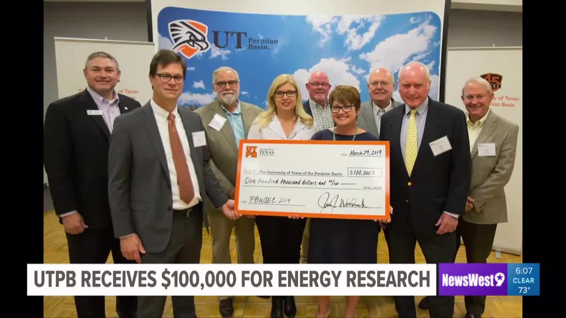 Permian Basin Water in Energy Conference donates $100,000 to UTPB