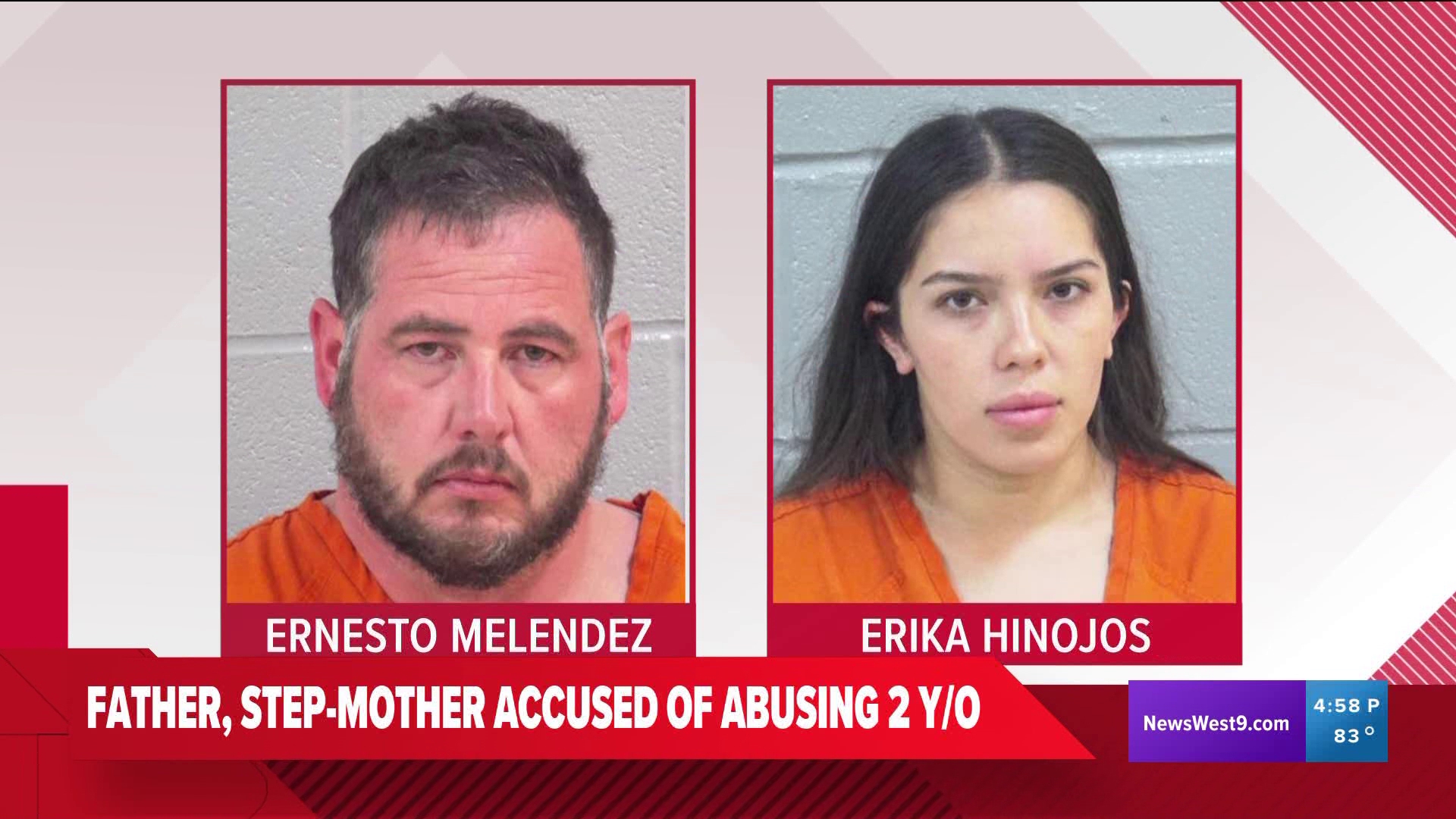 A father and stepmother are accused of neglecting their two-year-old child that suffered severe injuries and malnourishment.