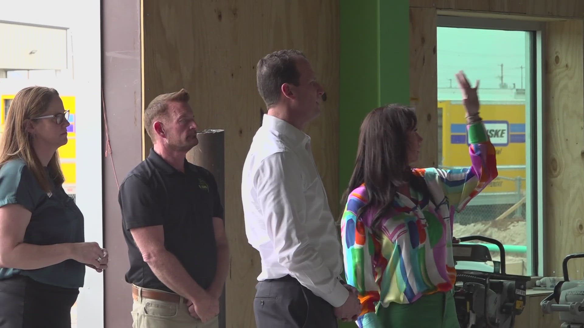 The West Texas Food Bank gave Congressman Pfluger a behind-the-scenes look at some of the new construction, as WTFB is looking to expand.