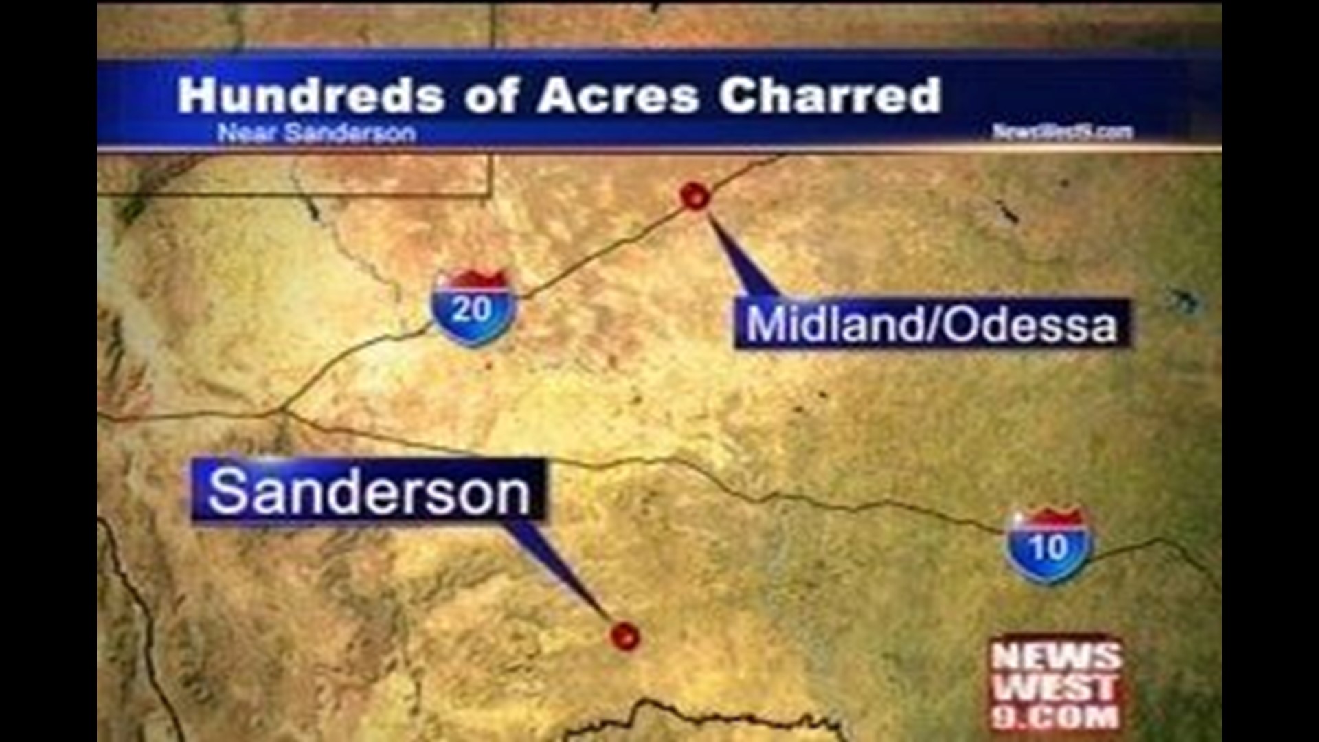 UPDATE Fire Near Sanderson Still Growing