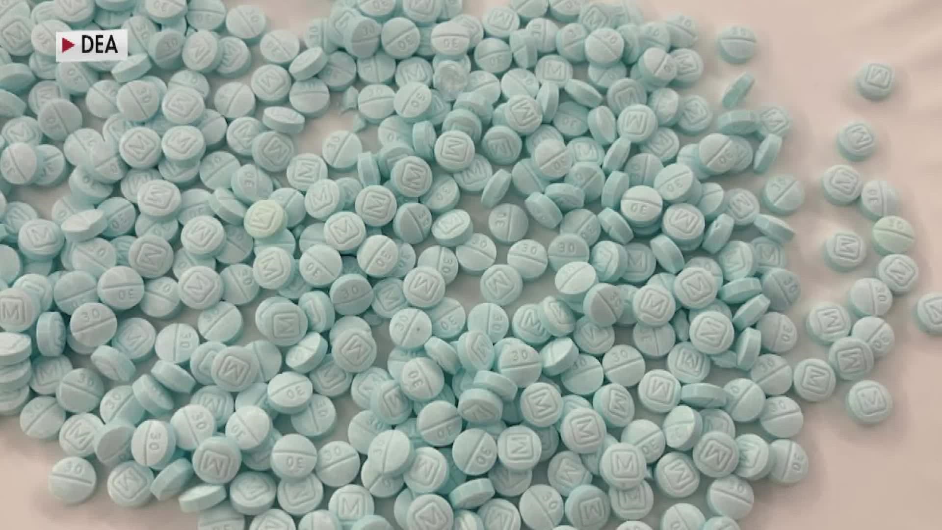An increasing number of pills laced with fentanyl are being produced in the U.S.
