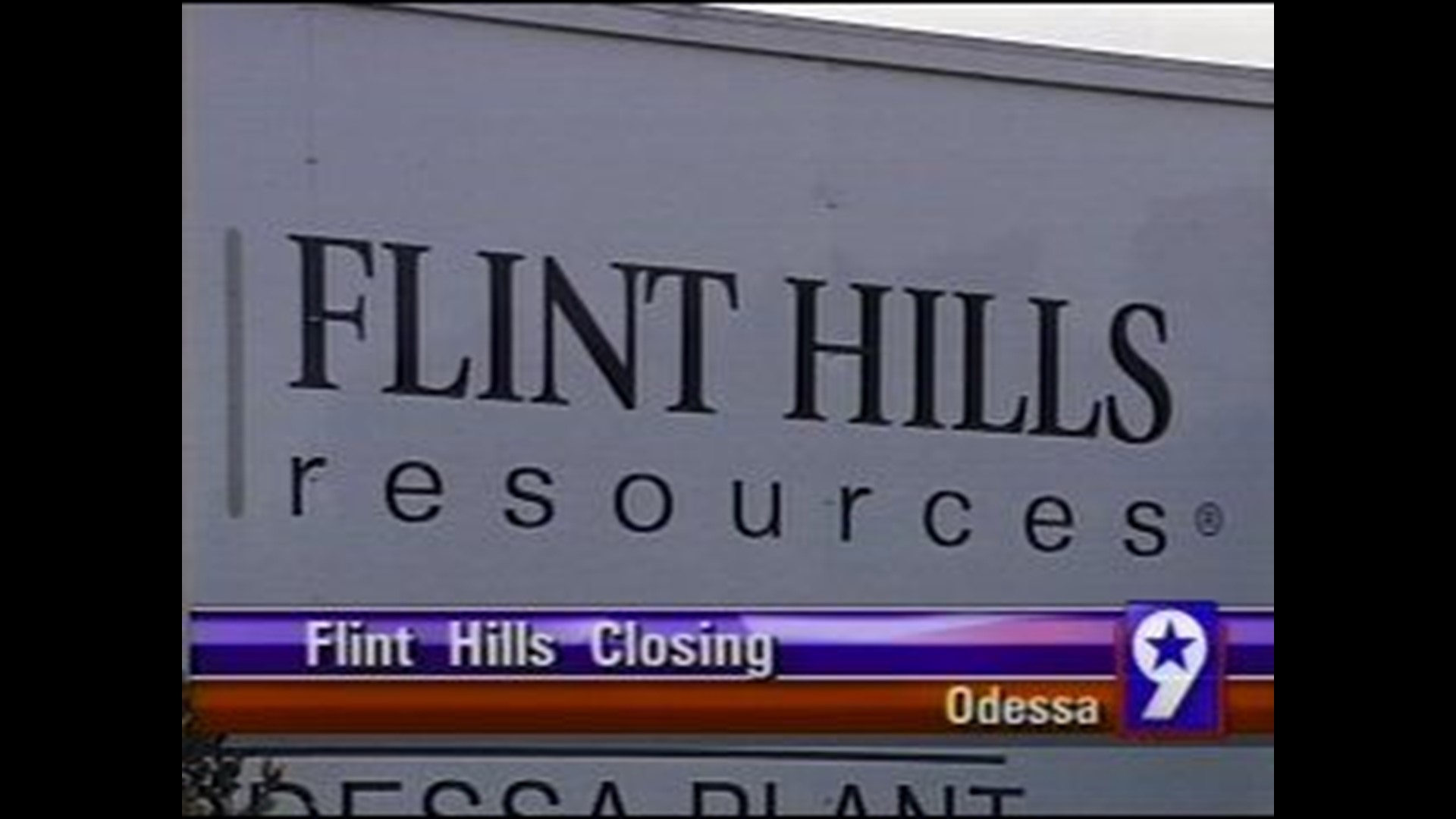 Flint Hills Resources Closing Their Odessa Plant in 2009