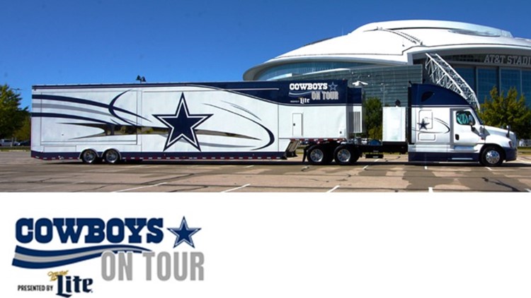 Wrapping the Dallas Cowboys On-Tour Truck