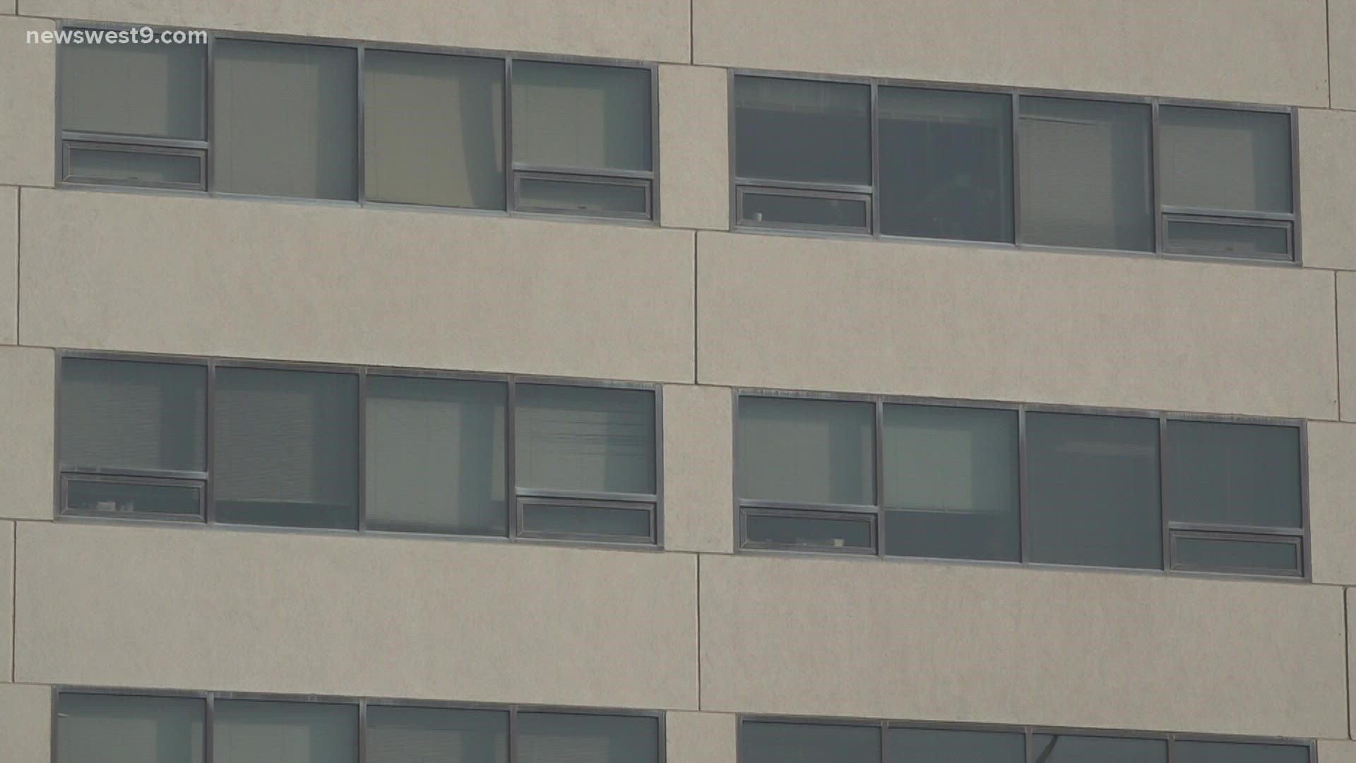 If you are ever around Medical Center Hospital in Odessa, take a second to look up and you’ll see open windows.