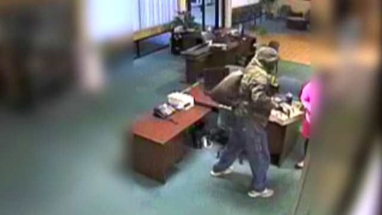 Exclusive Fbi Releases Surveillance Video Of Armed Bank Robbery In