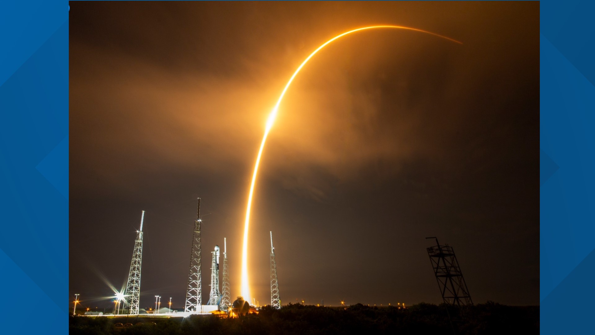 The satellite was launched on the Falcon 9 Rocket alongside SpaceX satellites.
