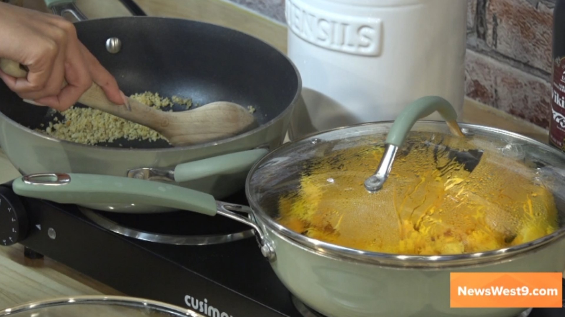 Learn how to make butternut squash, cauliflower mashed potatoes and mock green bean casserole.