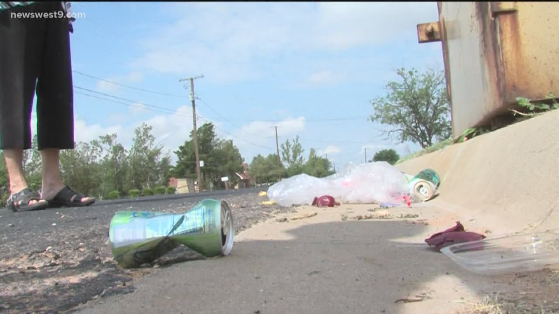 "Last year in Midland $30,000 was paid to groups. That's a lot of groups going out and cleaning up."