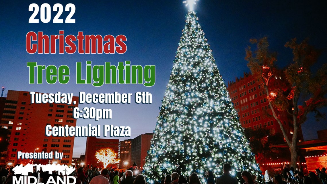 When is the Midland Christmas tree lighting?