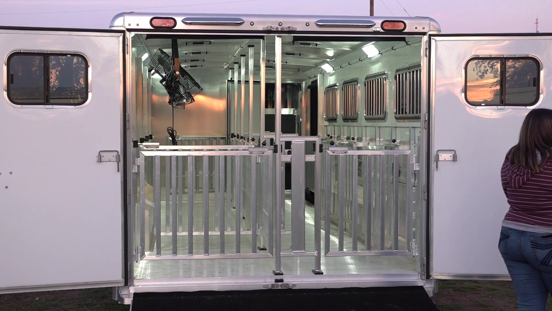The trailer will be used by the Agricultural teams at Legacy High School, which recently tripled the number of animals in the program.