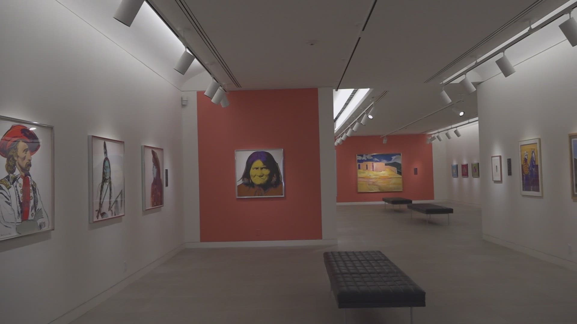 Work from Andy Warhol and Fritz Scholder are on display at the museum until Dec. 10.