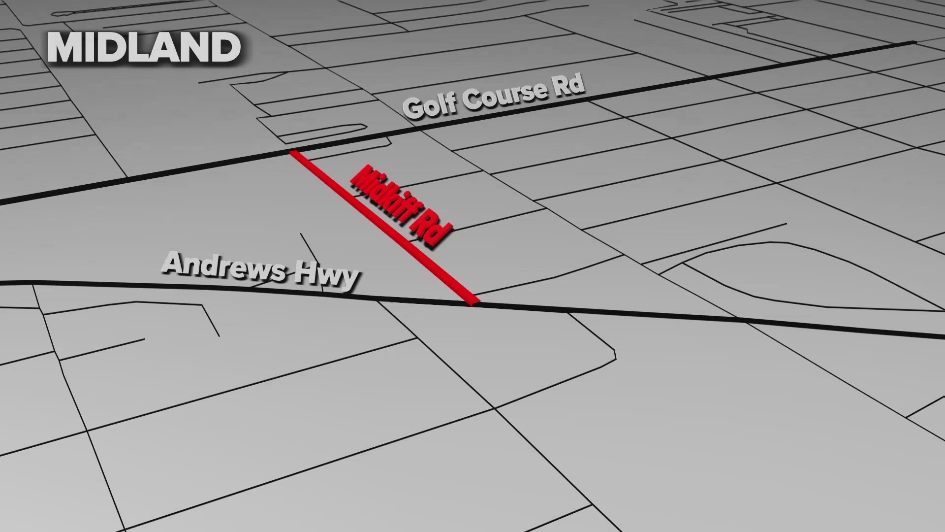 The crash closed the Northbound lanes of Midkiff Rd. between Andrews Highway and Golf Course Rd. for several hours on Tuesday.