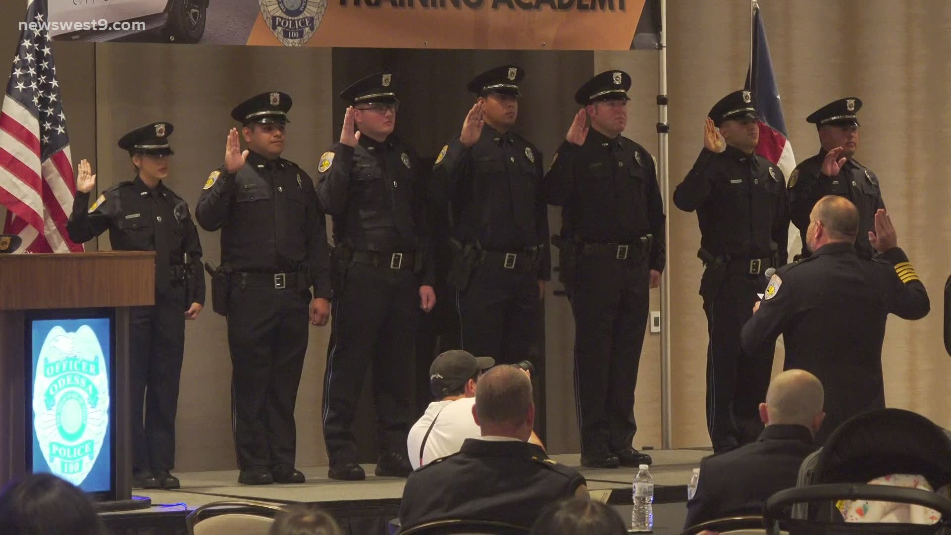 A batch of six new officers is now ready to protect and serve.