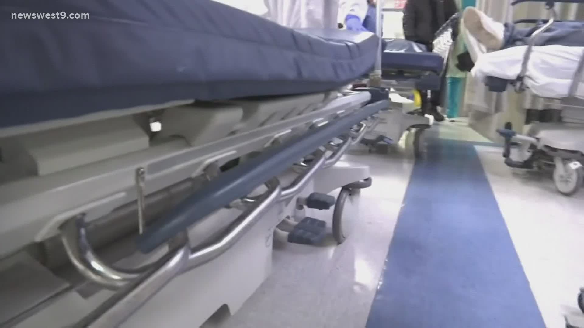 Local hospitals relying on FEMA nurses.