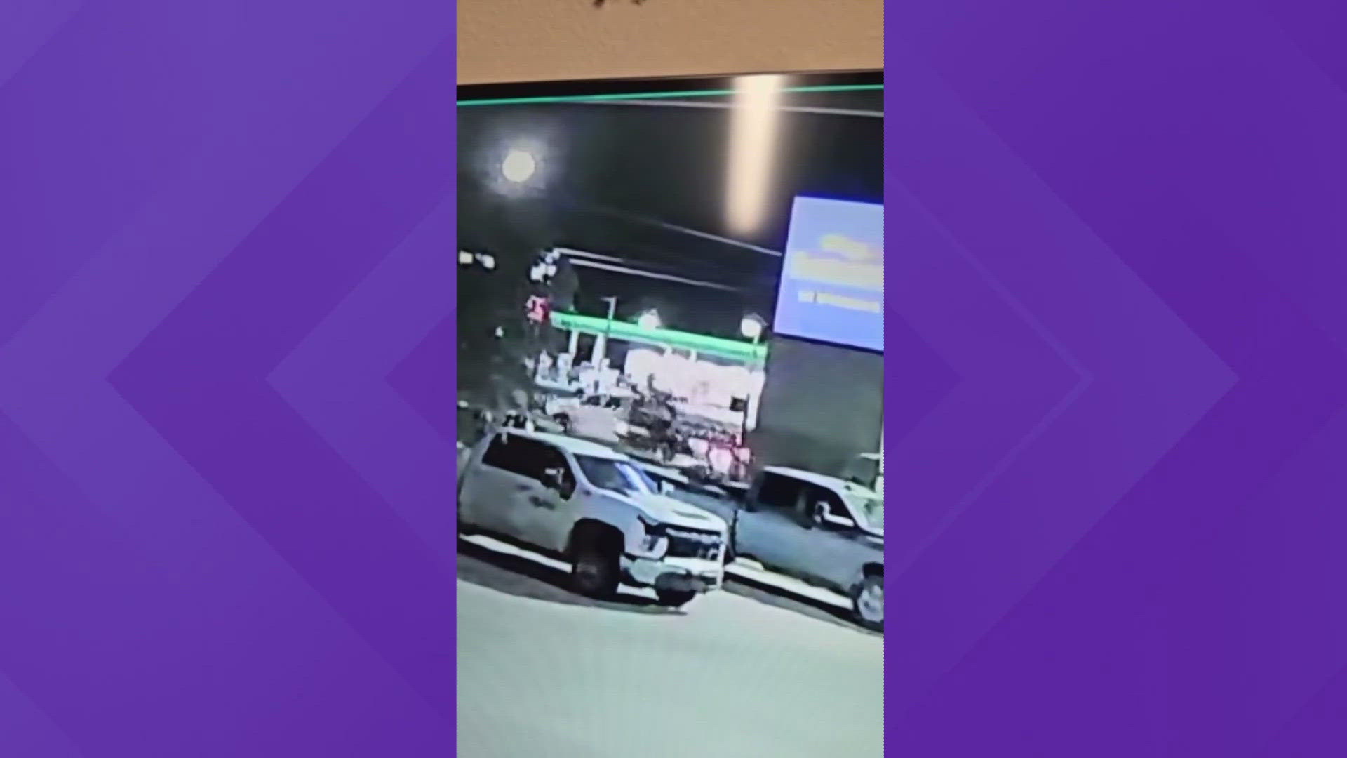 Andrews Police stated that they are seeking the public’s assistance in identifying the second vehicle and driver in the video.