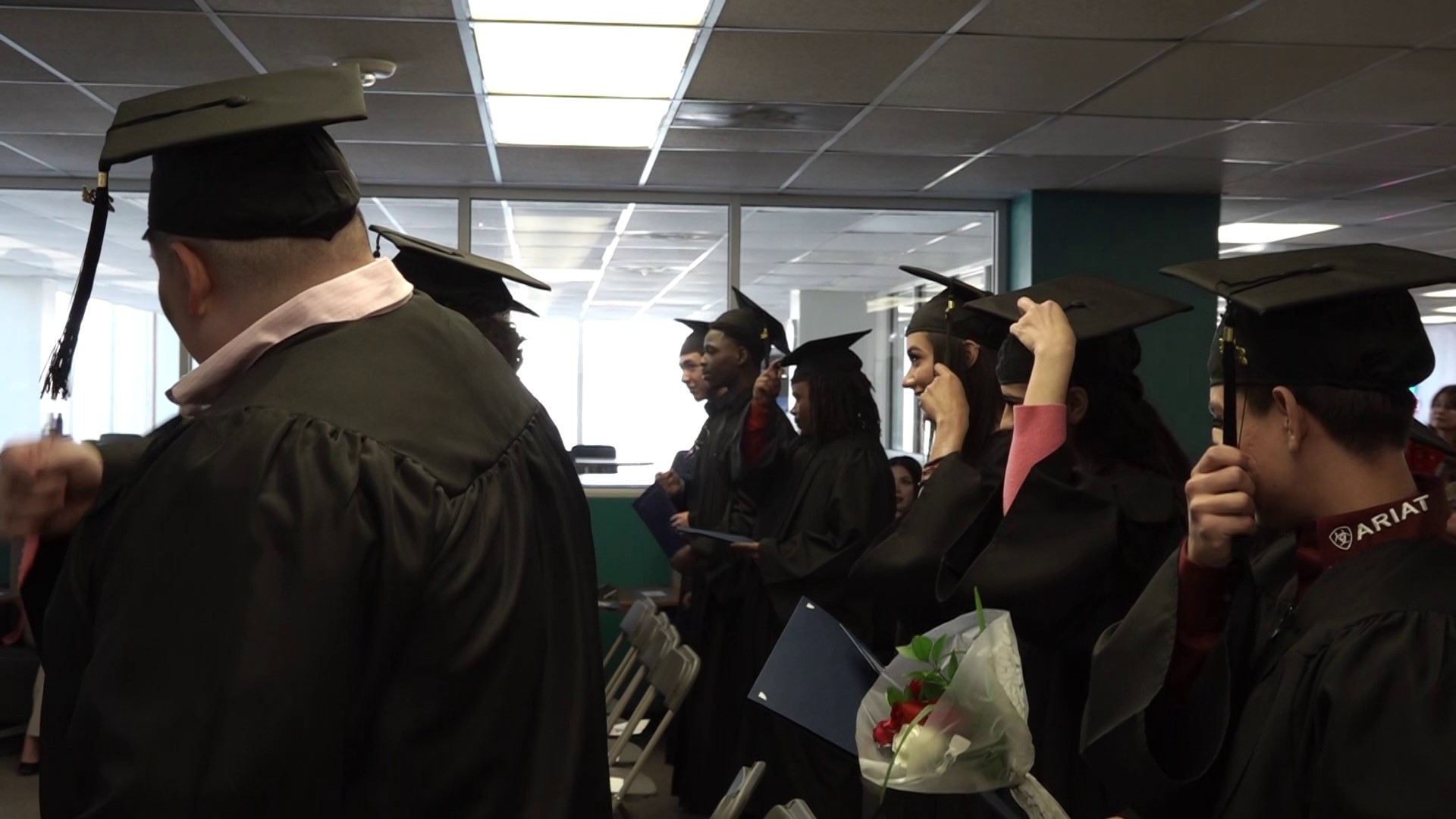 The Acceleration Academies of Ector County graduated 18 students Thursday afternoon. These students might not have had the opportunity to walk the stage before.