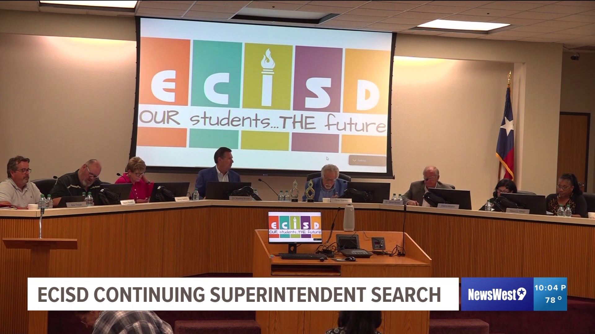 The ECISD board heard from four search firms Thursday who would help them in replacing Dr. Scott Muri.