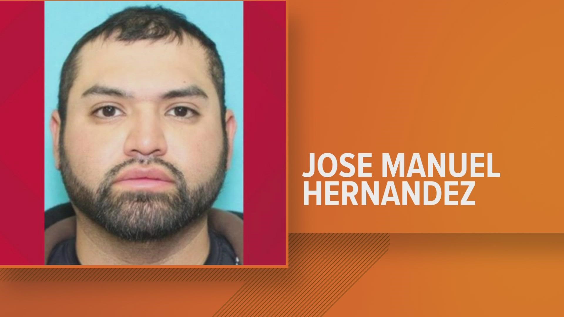 Jose Hernandez was arrested for two counts of aggravated sexual assault of a child. He bonded out in 2021 and has not been seen since.