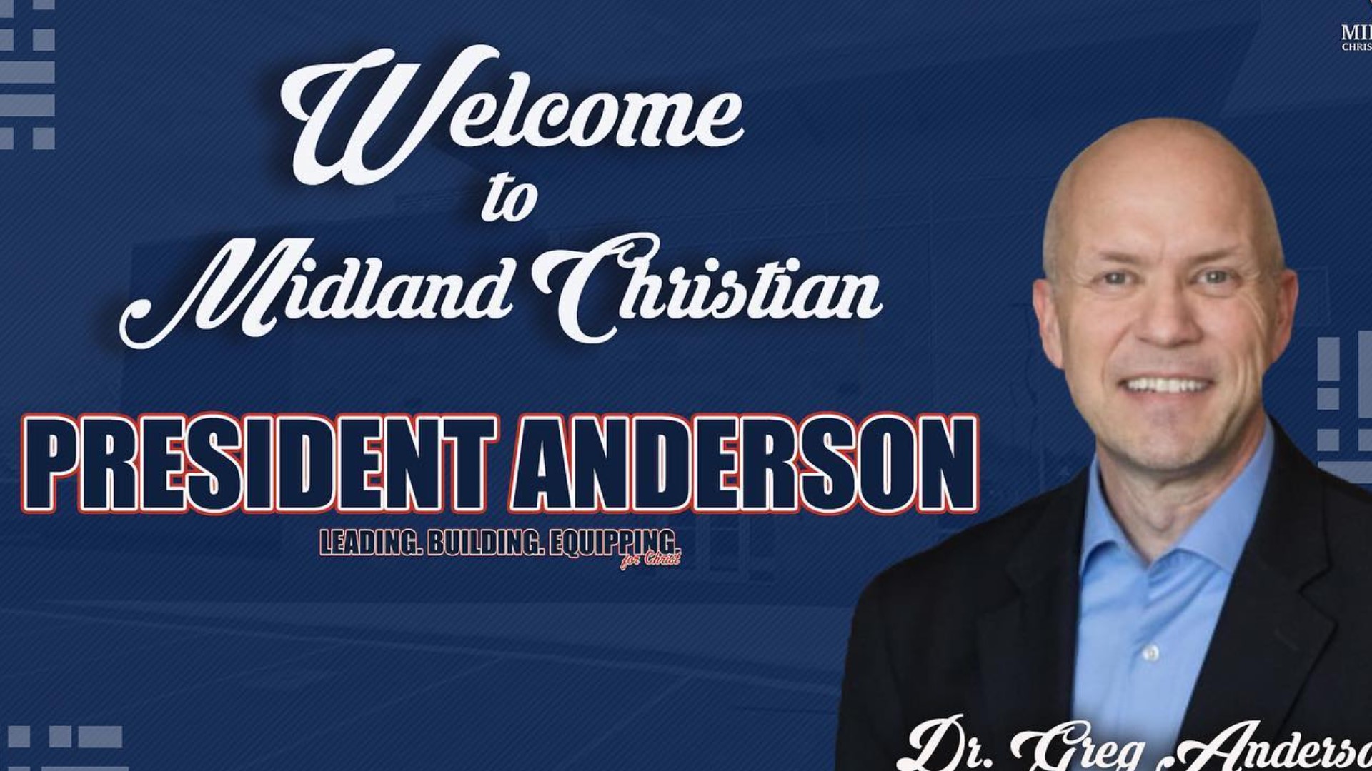 Dr. Gregory Anderson will be making his way to MCS with a background in spiritual and organizational leadership.
