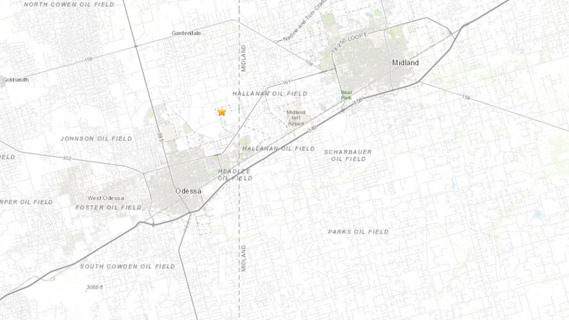 2.5 magnitude earthquake strikes near Odessa
