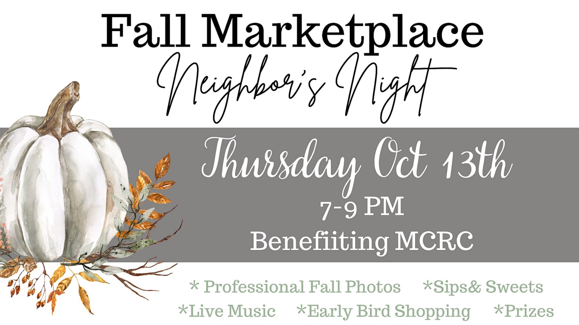 Neighbor's Night at Fall Marketplace benefits Midland Children's