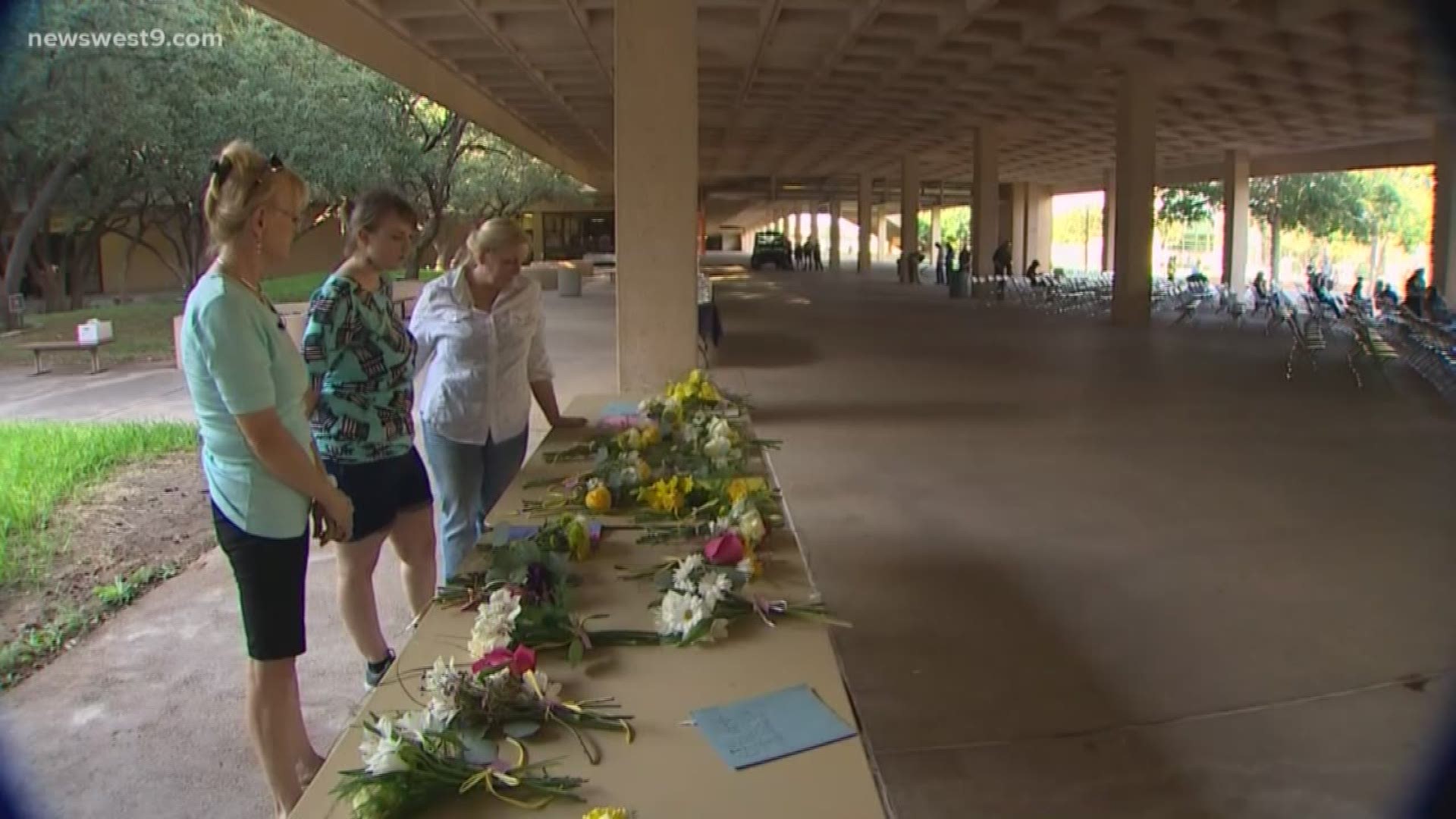 Hundreds gathered at the University of the Permian Basin for a vigil Sunday, proving in dark times a little bit of light goes a long way.