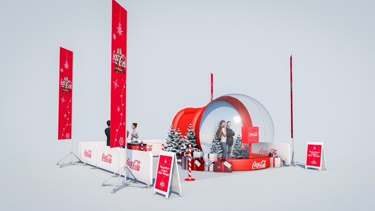 Life-size Coca-Cola snow globe coming to United Supermarkets in Midland and Odessa